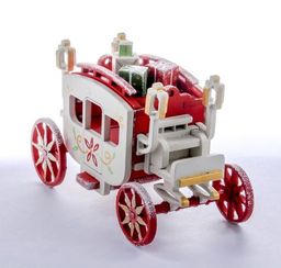 Новогодние елочные игрушки: Карета крытая 3020 Red Classic - Idh фото 5