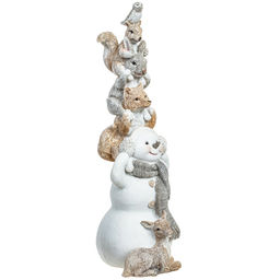Фигурка декоративная "Снеговик", L9 W10 H26 см