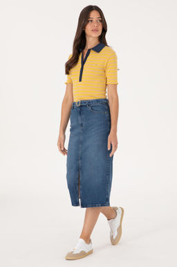 Kad_n Mavi Jean Etek Sepette S_rpriz _ndirim - U.s. polo assn фото 3