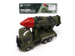 Грузовик военный инерционный с ракетной установкой, 20см (2148861) в пакете