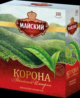 Майский. Корона Российской империи карт.пачка, 100 пак.