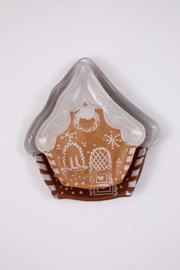 Y?lbas? Ev Sekilli 2li 17 cm & 21 cm Cam Tabak Seti TPHAW26TBK00013 - Trendyolmilla фото 2