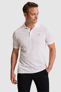 Erkek A__k Gri Regular Fit Polo Yaka Ti__rt