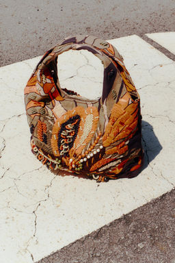 MULTICOLOURED BEADED BAG - Zara фото 3
