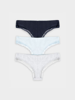 Трусы бразилиана женские в наборе, 3 шт - Mark formelle фото 10