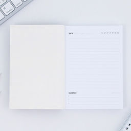 Подарочный набор ежедневник А6, 120 листов и фигурная свеча «Воспитателю: Самый лучший воспитатель»