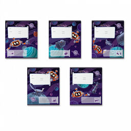 Цена за 10 шт. Тетрадь школьная ученическая ErichKrause Русский космос, 12 листов, клетка, выборочный УФ-лак (в плёнке по 10 шт.)_MIX-PACK  фото 2