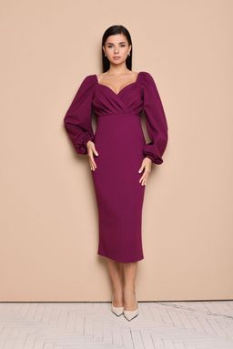 Платье AURA 3049-164 ягодный микс