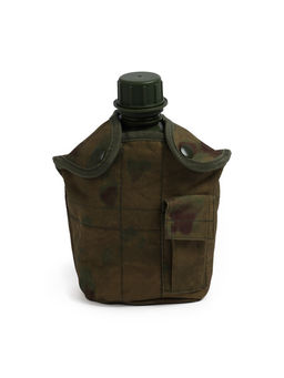 Фляжка армейская походная Adventure, 1 л, для воды, с котелком, пластик, зелёная, чехла, мох - Simaland фото 2