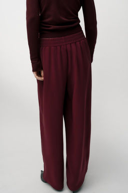 WIDE-LEG CREPE TROUSERS - Zara фото 4
