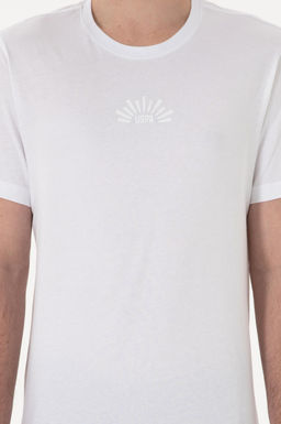 Erkek Regular Fit Bisiklet Yaka Beyaz Ti__rt Sepette S_rpriz _ndirim - U.s. polo assn фото 6