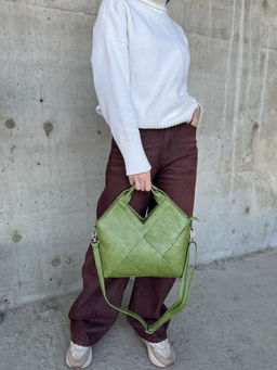 Женская сумка из эко кожи 0025 Светло-Зеленый