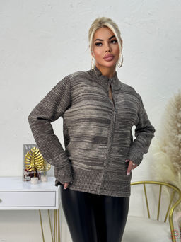 Кофта - кардиган с капюшоном на молнии - Bruno фото 2