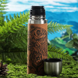 Подарочный набор «Охота - занятие храбрых»: термос 500 мл, кружка 2 шт. × 170 мл