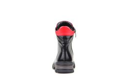 Ботинки EDART 227.V.astra15bl.black+red/шерсть