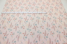 Штапель Луговой дуэт цв.нежно-розовый жемчуг, ш.1.45м, вискоза-100%, 100гр/м.кв - Купава фото 4