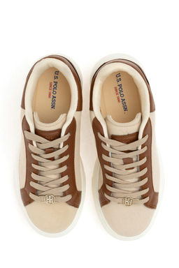 U. S. Polo Assn / Женская бежевая спортивная обувь - U.s. polo assn фото 6