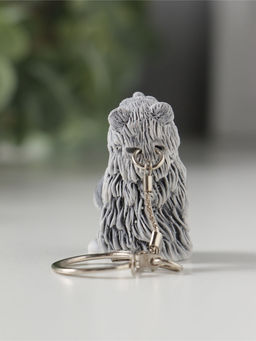 Брелок "Шаман в шкуре медведя" маленький, 4,1см