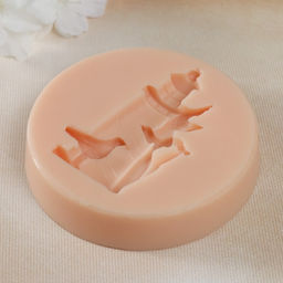 Молд силикон "Маяк с чайками" 7х5х1 см