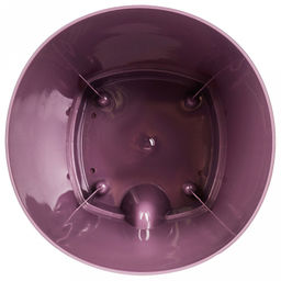 "Ingreen" Горшок для цветов пластмассовый "Amsterdam" 2,5л, д17см, h16см, с прикорневым поливом, морозная слива (Россия)