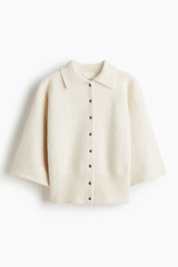 C?rdigan con cuello camisero