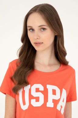 Женская базовая футболка с цветком граната Неожиданная скидка в корзине - U.s. polo assn фото 2