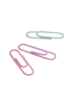 Цена за 3 шт. Скрепки 28 мм пастель в пластиковой тубе 100 штук