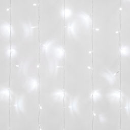 ULD-C6030-450/TTK WHITE IP44 Занавес светодиодный с эффектом мерцания, 6х3м. Соединяемый. 450 светодиодов. Белый свет. Провод прозрачный. TM Uniel - Volpe фото 3