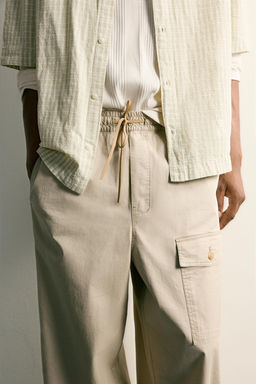 PANTAL?N CARGO RELAXED FIT / Beige - Zara фото 5