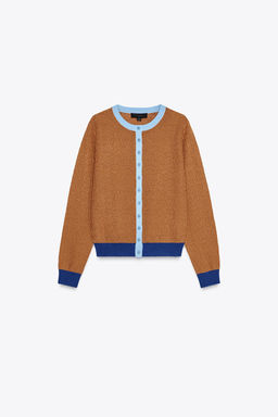 COLOUR BLOCK CARDIGAN - Zara фото 4