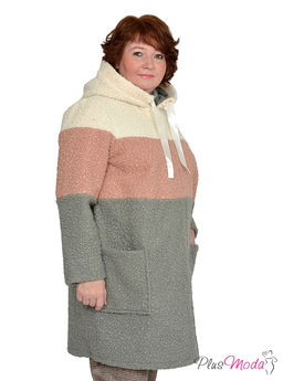 Куртка-пальто Модель №766 размеры 44-84 - Plusmoda фото 4