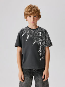 ACOOLA / Футболка детская для мальчиков Fafnir черно-серый