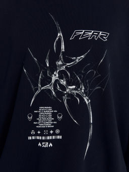 Анорак мужской в черном цвете с принтом в виде картины черный +печать 121816 - Mark formelle фото 18