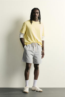 BERMUDA JOGGER RELAXED FIT / Gris vigor?