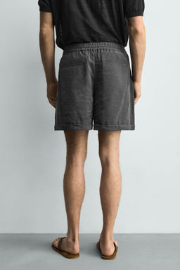 BERMUDA FLUIDA RELAXED FIT / Gris topo - Zara фото 3
