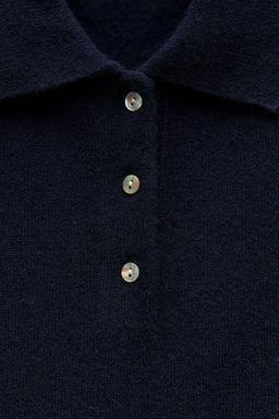 BASIC 100% WOOL POLO SHIRT - Zara фото 20