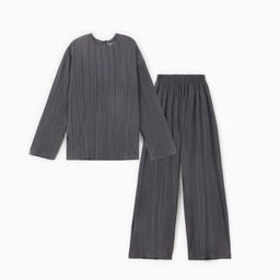 Костюм женский (блуза, брюки) MIST Classic collection, размер 44-46, цвет графит