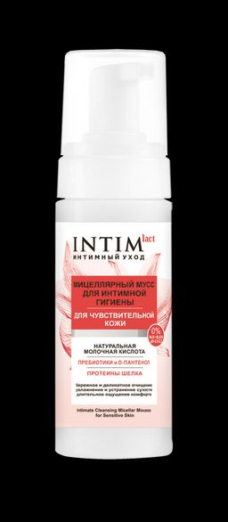 Витекс INTIMLACT интимный уход МИЦЕЛЛЯРНЫЙ МУСС для чувствительной кожи, 175мл