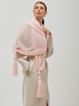 в составе ШЕРСТЬ Большой,красивый вязаный шарф. - Tantino фото 2