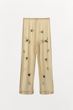 BEADED TROUSERS - Zara фото 4