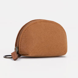 Кошелёк на молнии, цвет коричневый