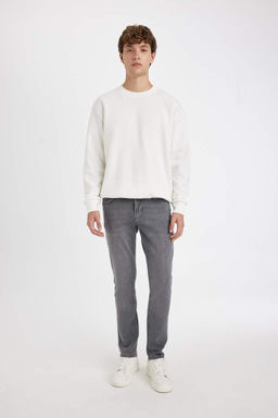 Pedro Slim Fit Джинсовые брюки узкого кроя с нормальной талией и узкими штанинами - Defacto фото 4