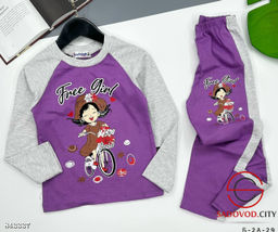 Костюм для девочки с рисунком