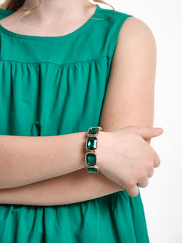 Платье Boho для девочки подростка UD 5169 изумрудный - Mini maxi фото 10