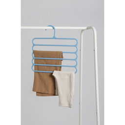 Плечики-вешалки многогуровневые для брюк и юбок Доляна, 5 уровней, 3131 см, цвет МИКС  фото 17