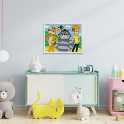 ФРЕЯ CMF-PKZ/PM-004 Набор для раскрашивания по номерам (на картоне) 40 х 30 см Компания из Простоквашино