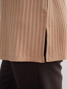 Bisiklet Yaka Fitilli Kad?n Tunik