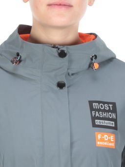 FY-888 DARK GRAY Ветровка женская COSEEMI (65% хлопок, 35% полиэстер) - Fashion фото 10