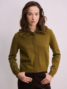 Вязаный кардиган с декоративной пуговицей / Zarina