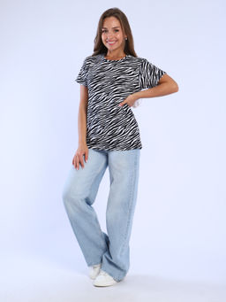 Футболка женская 6-196б (зебра)